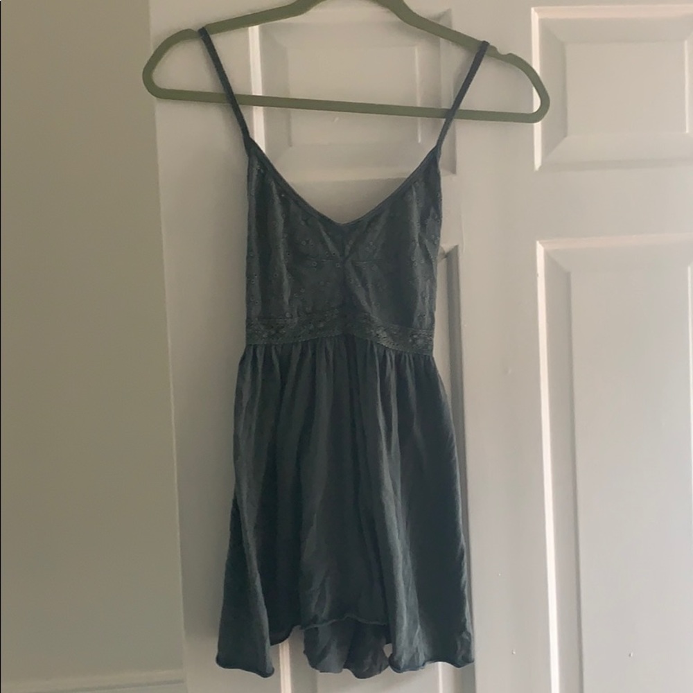 Dark green Tank Top.